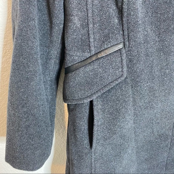 Cole Haan- Women’s Wool Cashmere Blend Pea Coat - Picture 5 of 8